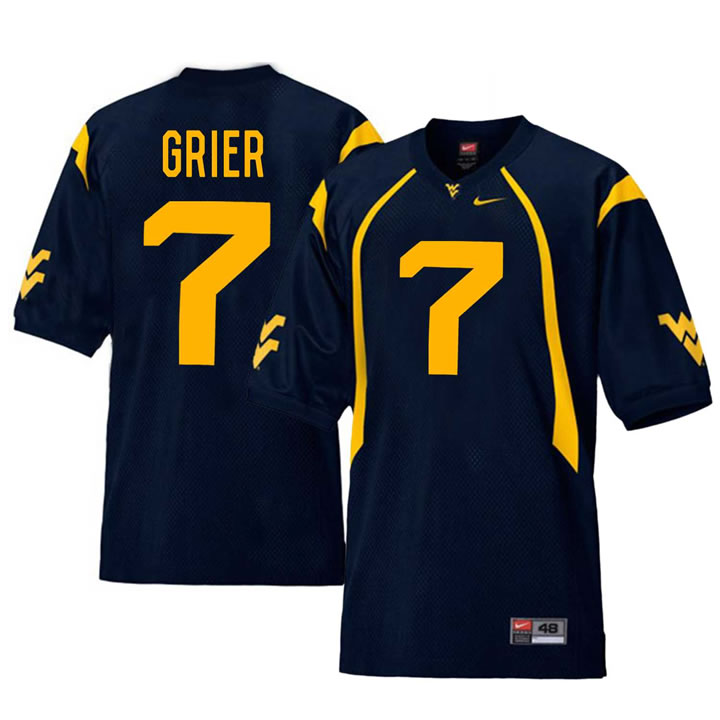 West Virginia Mountaineers 7 Will Grier Navy College Football Jersey Dzhi,We sell and wholesale West Virginia Mountaineers 7 Will Grier Navy College Football Jersey Dzhi on line form chian!